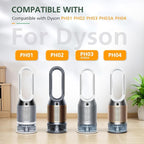 2 Pack PH04 Carbon Fiber Evaporator Filter Replacement Compatible with Dyson PH01 PH02 PH03 PH04 PH3A Air Puri-fier Humidifier Replacement Parts