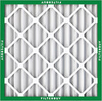 Filterbuy 16x16x2 Air Filter MERV 8 Essential Dust & Allergy Defense (6-Pack), Electrostatic Pleated HVAC AC Furnace Filters Replacement, Made in USA (Actual Size: 15.50 x 15.50 x 1.75)