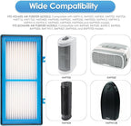 (9 Pack) AER1 Filter 3 HEPA Filters + 6 Carbon Booster Filters Compatible With Holmes AER1 Type Total Air Filter, HAPF30AT And HAP242-NUC, Replacement HEPA Filter Kit