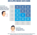 GVS SPR457 Elipse P100 Dust Half Mask Respirator with replaceable and reusable filters included, blue, m/l size