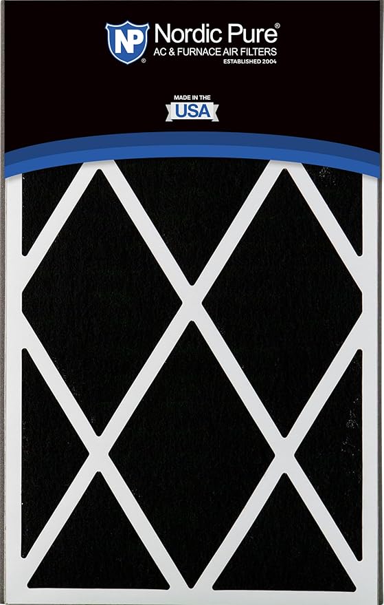 Nordic Pure 16x25x3 (Actual Size: 15 13/16 x 24 5/16 x 3) MERV 14 Plus Carbon Trion Air Bear Cub Replacement Air Filter 1 Pack