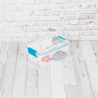 Sterilite 24-Pack Gasket Box, Weather-Resistant Storage Bins with Latching Lids, 7.5 Quart - Heavy-Duty Organizing Containers for Closet, Bathroom, and Office
