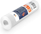 Aquaboon 1 Micron Whole House Sediment Filter 10 x 2.5 for RO & Well Water Filters Replacement Cartridges Compatible with AP110, WHKF-GD05, 50 Pack