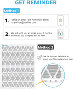 Reusable 14x14x1 Air Filter (MERV 8), 1 Foldable Frame + 6 Refills (Not Individual Filters), Greener HVAC AC Furnace Air Filters MPR 700&FPR 5(Actual Size:13.75"x13.75"x0.75")