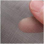 MRYBD 304 Stainless Steel Woven Wire Mesh Small 1mm Hole Fine Wire Mesh, 30 Mesh Drain Cover Mesh, Garden Insect Screen, for Air Bricks, Window, Vents, Filter 1x4m