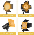 Meking 16x20 inches Lighting Gels CTO Photo Lights Gel Filters Transparent Color Correction Light Sheets for Photography Red Head Strobe Flashlight (Orange)