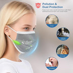 NNPCBT Grey Disposable Face Masks 125 Pack,3-Ply Breathable Mask For Adults,Great For Outdoors,Home, Office, School