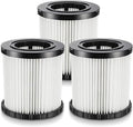 DCV581H DCV580H Vacuum Replacement Filter for DEWALT 20V MAX Wet/Dry VAC DCV580H (Cordless) DCV581H DCV5801H Portable Shop Vac Vacuum 2 Gallon Tank Capacity, Washable and Reusable Hepa Filter, 3 Pack