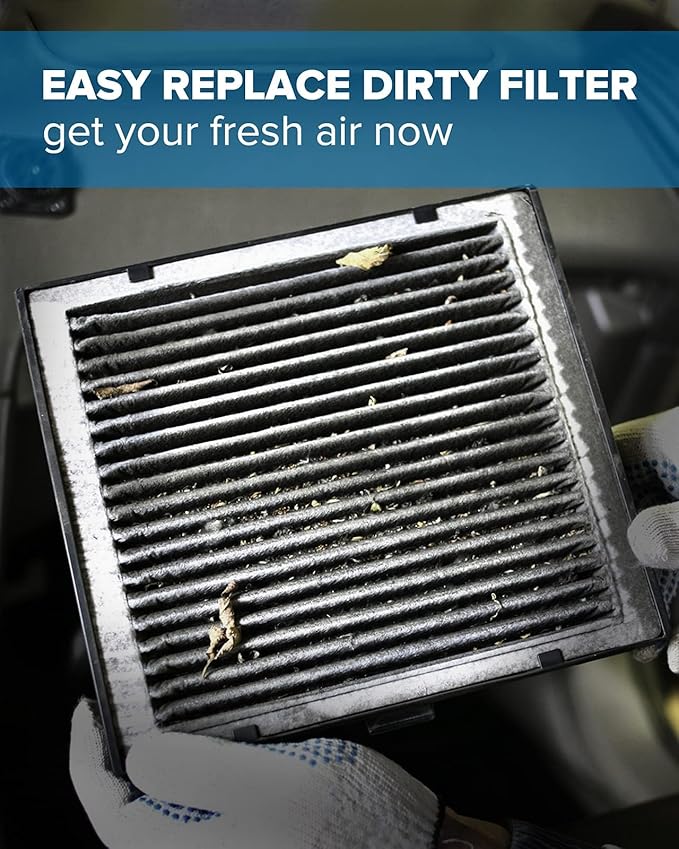 PHILTOP Cabin Air Filter ACF068, Replacement for Model3 2020 2019 2018 2017, Premium Cabin Filter with Activated Carbon Filter Up Dust Pollen Odor