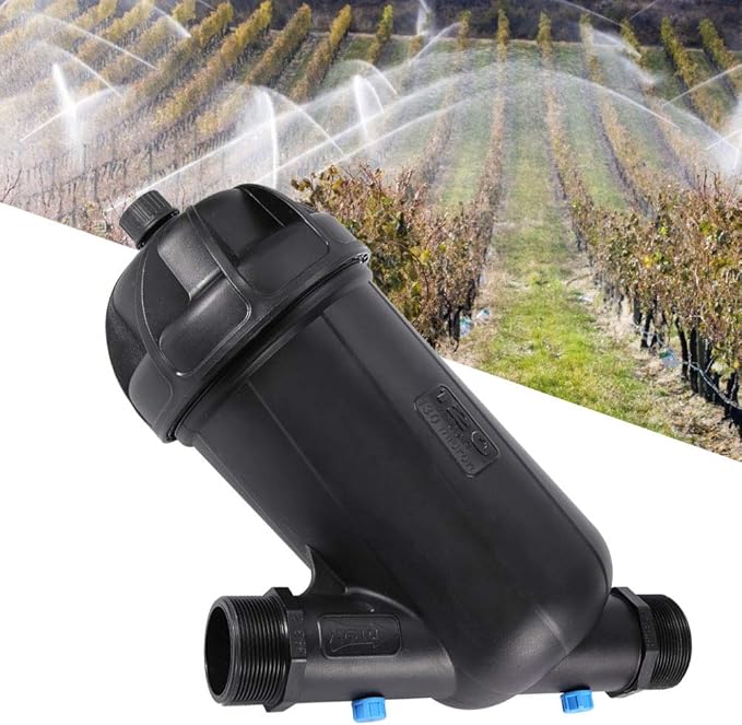 Agricultural Farm Y Type Mesh Filter Gardening Drip Irrigation Filtration Equipment MNPT 2in DN50 for Greenhouse and Garden Irrigation (Large (Overweight))
