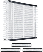 VEVOR 20x25x4 Furnace Air Filter, MERV 11 Pleated HVAC AC Replacement, Electrostatic 12-Month Air Cleaner, 4-Pack (Actual Size: 20.47x25.20x3.98 in), for Improving Home Indoor Quality