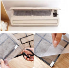10 Pack Mini Split Air Conditioner Vent Filters Cover Anti-Dust Secondary Air Cleaning Filter for Home Air Conditioners Vents Air Purification Wall Mounted A/C Unit Heat Pump Heater