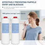 51300C Water Replacement Filter Compatible with Elkay 51300C EWF3000, and Ezh20 Bottle Filling Station, 3000 Gallon Water Filter Replacement for ERF750, 51299C, 55898C (No Chip)