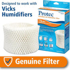 ProTec Humidifier Filter Replacement, Wicking, Pack of 3 – Replacement Filter Works with Vicks Cool Mist Humidifiers and Other Models