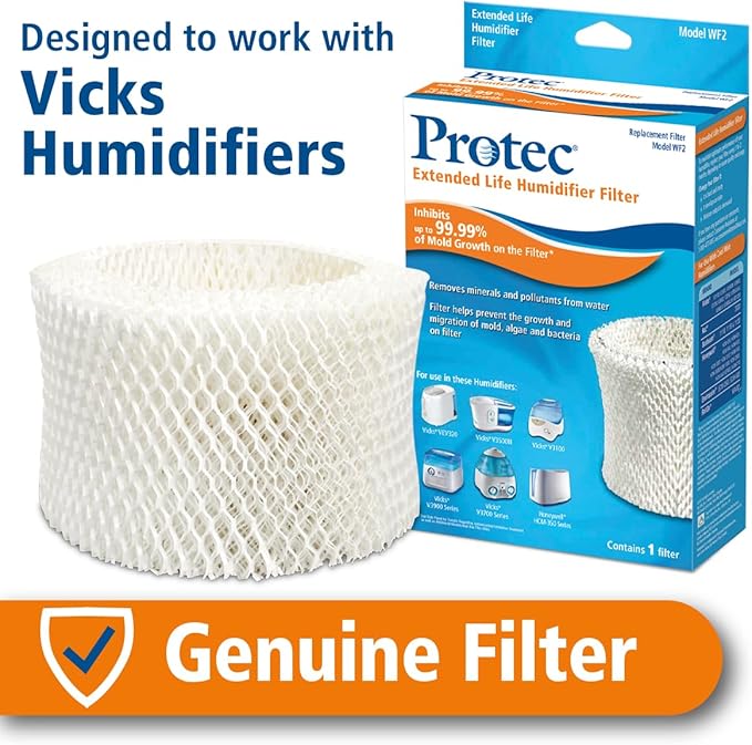 ProTec Humidifier Replacement, Multi, 1 Count – Designed for Vicks Cool Mist Humidifiers and Other Models