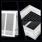 30x20 Return Air Grille [Duct Opening Size],Return Air Vent Cover for Wall Or Ceiling,Steel Return Air Filter Grilles Removable Face/Door for 1 Inch Filters (30"W x 20"H [Duct Opening])