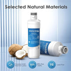 Waterdrop LT1000PC ADQ747935 Refrigerator Water Filter and Air Filter, Replacement for LG® LT1000P®, LMXS28626S, LFXS26973S, LFXS26596S, LFXS28596S, ADQ74793501, ADQ74793502 and LT120F®, 4 Combo