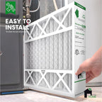 EconoHome 20x25x4 AC Furnace Pleated Air Filter MERV 11 Replacement – Allergen Defense, 4 Pack, Fits Lennox (X6673), Honeywell (FC100A1037) filters. (Actual size: 19.94 x 24.86 x 4.36 Inches)