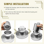 Replacement Cartridge Shower Filter for jolie shower head filter (3 pcs)