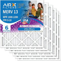 AIRX FILTERS WICKED CLEAN AIR 20x36x1 MERV 13 Electrostatic Pleated Air Conditioner Filter Pack of 6 for HVAC AC Furnace Systems