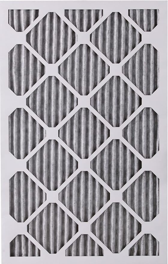 Nordic Pure 20x25x1 (Actual Size: 19 1/2 x 24 1/2 x 3/4) Furnace Air Filters MERV 10 Pleated Plus Carbon 24 Pack
