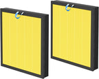 Vital 100S Pet Care Replacement Filter Compatible with LEVOIT Vital 100S and 100S-P Air Purifier, Vital 100S-P Pet Care Filter for Vital 100S-RF-PA, LRF-V102-YUS, 2 Pack, Yellow