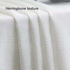 Non-See-Through Privacy White Sheer Curtains 96 inches Long 2 Panels, 52" Wide Rod Pocket Window Curtains & Drapes for Living Room Home Office Patio Sliding Door Bedroom Dining Room