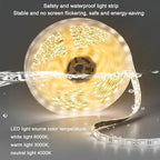 Bathroom Mirror with LED Lights，LED Bathroom Mirror，Smart Lighted Bathroom Mirror for Wall，Energy-Saving LED Smart Mirrors，with Demister Pad，Three-Color Light(H70*W90cm/H27.6*W35.4IN)