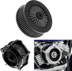 HDBUBALUS Motorcycle Air Filter Inner Element Fit for Harley Sportster Dyna Softail Touring 1 Pcs (Grey)