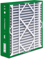 Filterbuy 24x25x5 Air Filter MERV 8 Essential Dust & Allergy Defense (4-Pack), Electrostatic Pleated HVAC AC Furnace Filters for Carrier FILXXCAR0024, Maytag & More (Actual Size: 23.63 x 24.69 x 4.25)