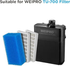 Replacement Cartridge for Aquarium UV Filter TU-700 with Aquarium Filter Foam, Active Carbon and Ceramic Ring(TU700-S)