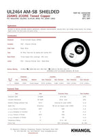 2C 22AWG AMSB Shielded Cable Wire (UL2464) - Highly Flexible Str TC, PVC Ins, OS+TC BRD, PVC JKT for CNC Machine, Stepper Motor, VFD Spindle (Matte Black 50FT)