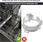 54mm Dosing Funnel for Breville Barista Portafilters, Hands-Free Coffee Accessrioes Dishwasher Safe, Black