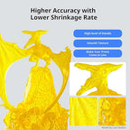 ANYCUBIC ABS-Like Resin 3.0, Upgraded 14K 3D Printer Resin with Enhanced Strength and Toughness, High Precision, Low Odor, Wide Compatibility for All LCD Resin 3D Printers (Clear Yellow, 1kg)