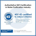 Waterdrop DA29-00020B Replacement for Samsung® Water Filter HAF-CIN/EXP, DA29-00020B, HAF-CIN, DA29-00020B-1, RF28HMEDBSR, RF263BEAESR, RS25J500DSR, RF263TEAESG, HDX FMS-2, DA97-08006A-1, 1 Filter