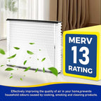 2Pack 410 Replacement Filter Compatible with Aprilaire Size: 16x25x4 MERV 11 Whole House Air Purifiers model:1410, 1610, 2410, 2416, 3410, 4400.Not fit for 1413 Upgrade Kit(Model 2140 or 2400)