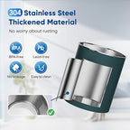 Purewell 3-Stage 0.01μm Ultra-Filtration Gravity Water Filter System, NSF/ANSI 42&372 Certification, 304 Stainless Steel Countertop System with 2 Filters and Stand, Reduce 99% Chlorine, 2.25G, PW-OB
