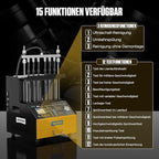AUTOOL Automotive 6-Cylinder 110V GDI Fuel Injector Cleaning Machine,EFI Fuel Injector Cleaner Kit Tool,FSI Fuel Injector Tester Cleaner for All Petrol and Car Motorcycle