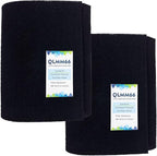 Carbon Fabric Filter 16" x 48" x 0.12" (2Pack) Replacement Activated Charcoal Hepa AC Vent Filter Carbon Air Pre Filter Fabric Sheet Carbon Pad