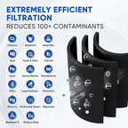 PUREPLUS LT800P NSF/ANSI 401, 53, 42 & NSF P473 Certified Certified Replacement for LG ADQ73613401, Kenmore 469490, 9490, ADQ73613402, ADQ736134, LSXS26326S LMXC23746S, LT120F, 1Pack