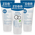 Plumbers O Rings Silicon Grease Tube for Pool Lube Pumps & Filters Rubber Seals Faucet Valve Silicone Grease Lubricant Spa O Ring Lubricant,1 oz 3-Pack