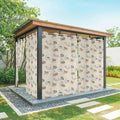 Cartoon Animals Outdoor Curtains for Patio Raccoons Rabbits Moon Linen Texture Waterproof Outside Curtains with Grommet Top Weatherproof Curtain for Cabana Pergola Gazebo, 2 Pack, 54" W x 95" L