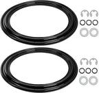 2 Pcs Diaphragm Gasket, Fits Hayward Perflex DECX5000G,EC40AC,EC50,EC50C,EC50A,EC50AC Series Extended DE Filter,W/ECX1014A Bump Shaft Kit ECX1011 ECX9611246 ECX1014,Part NO. HAY-051-1507,EC-50C,EC-40C