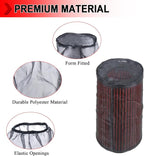 Universal 9 Inch Air Filter Cover, Air Intake Filter Sock Cover, Motorcycle Waterproof Air Filter Rain Sock Dustproof Protective Cover (Filter L), Pack of 2