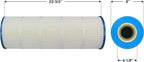 Pureline 110 Sq Ft Pool Replacement Cartridge Filter, Compatible with Jacuzzi Triclops TC330 (Non Triangular Cartridges only)