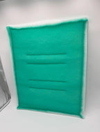 Paint Booth Intake Air Filter Panel, Crossdraft Spray Booth Filter Pad (20/case, 16" x 25")