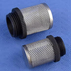 Durable 304 Stainless Steel Water Filter Screen - 1/2" to 2" External Thread for Aquariums, Ponds, Hydroponics(20Pcsx2In)