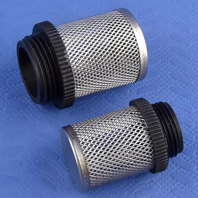 Durable 304 Stainless Steel Water Filter Screen - 1/2" to 2" External Thread for Aquariums, Ponds, Hydroponics(20Pcsx3/4In)