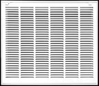 HVAC Premium 28 x 28 Duct Opening Steel Return Air Filter Grille, for 1-inch Filter, Removable Door, Flat Stamped HVAC Vent Cover Grille, Outer Dimensions 30.5 x 30.5