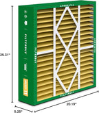 Filterbuy 20x25x5 Air Filter MERV 11 Superior Pet & Allergy Defense (4-Pack), Pleated HVAC AC Furnace Filters for Amana, Coleman, Goodman, Maytag, York, and More (Actual Size: 20.19 x 25.31 x 5.25)